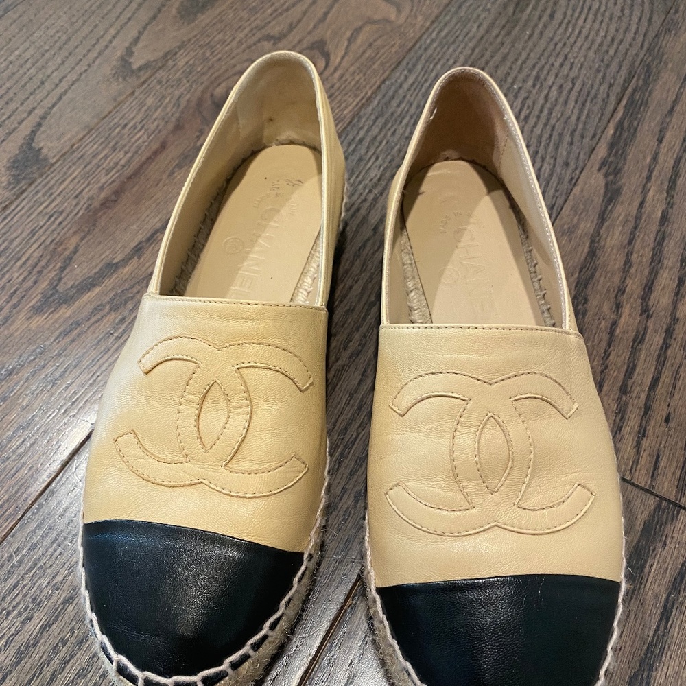 Chanel size 38 espadrilles
